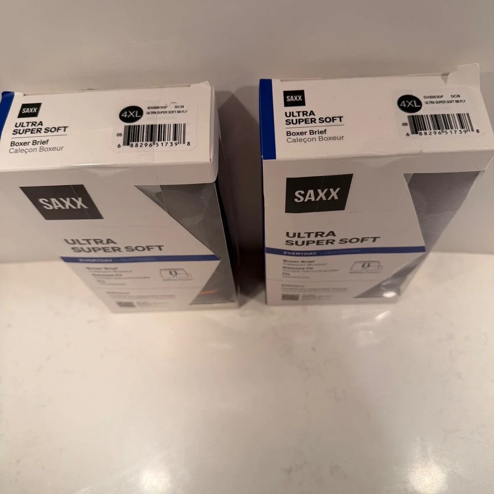 Saxx 4XL Ultra Super Soft Everyday Boxer Brief with BallPark Pouch LOT OF 2 Camo